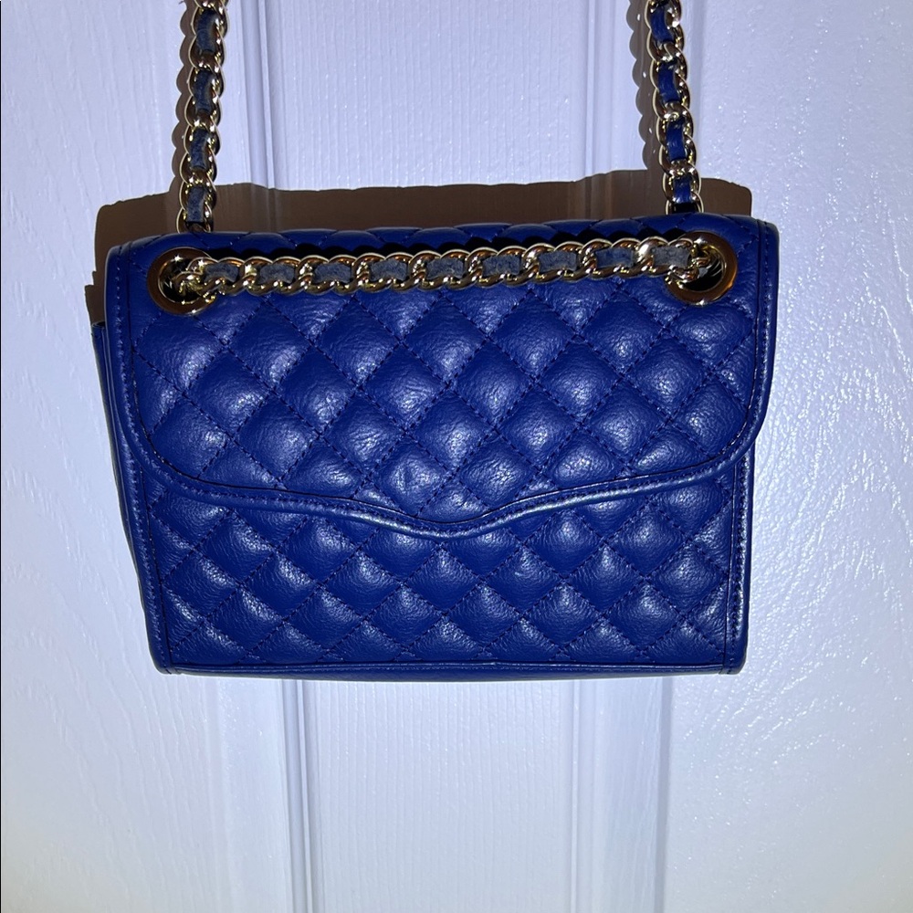 Rebecca Minkoff Royal Blue Quilted Crossbody Bag